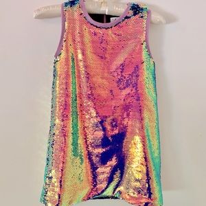 Lola and the Boys Iridescent Sequin Dress